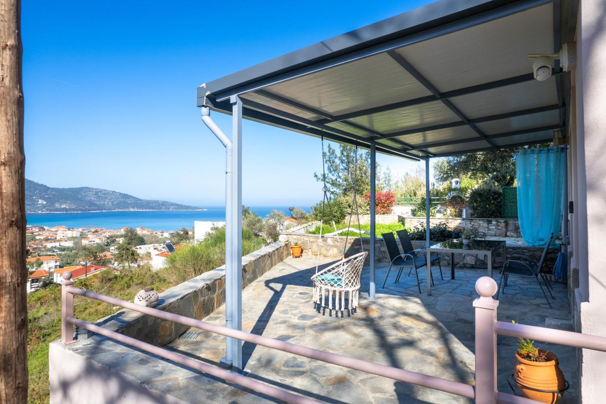 Villa Panorama Skala Potamias Exterior foto